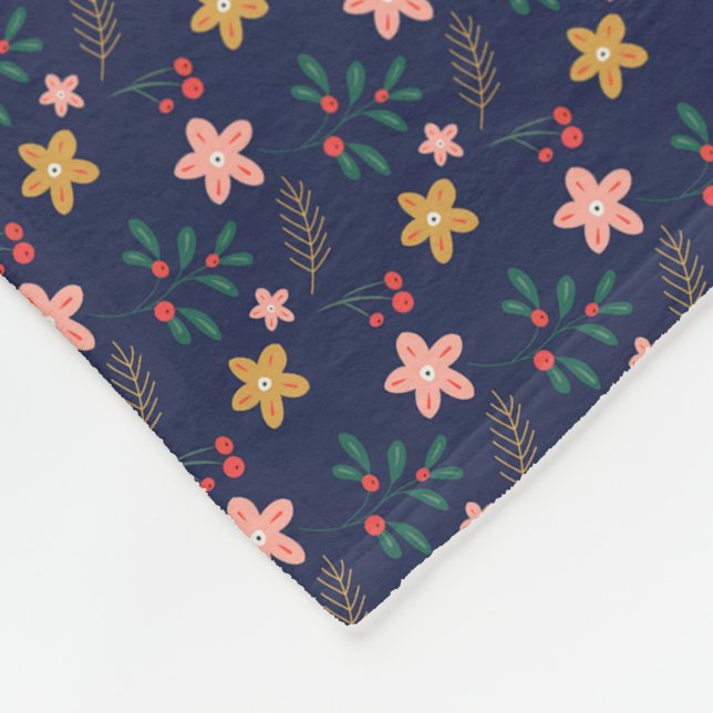 Cobertor De Velo Girly Flower Art New Design Floral Aestic Flowe (Quina)