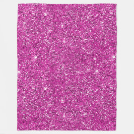 Cobertor De Velo Girly Pink Glitzy Glitter