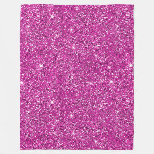 Cobertor De Velo Girly Pink Glitzy Glitter