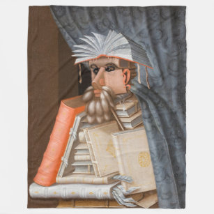 Cobertor De Velo Giuseppe Arcimboldo - O Bibliotecário