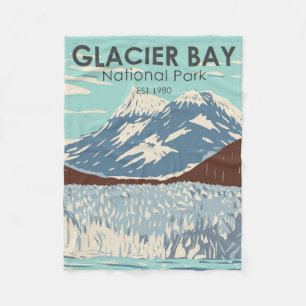 Cobertor De Velo Glacier Bay National Park Alaska Vintage
