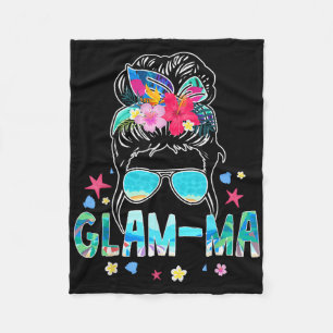 Cobertor De Velo Glam-mãe Hello Summer Beach Lover Messy Bun Summer