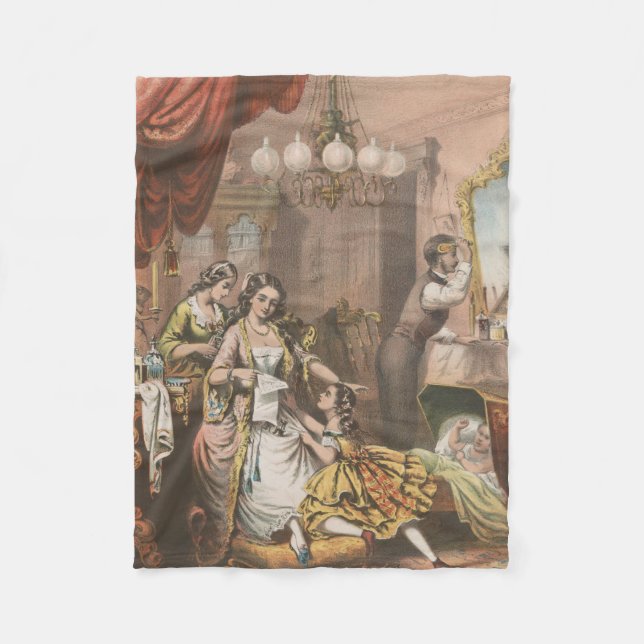 Cobertor De Velo Glicerina de cacau de Hovey, cerca de 1860 (Frente)