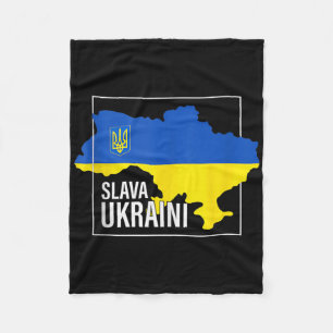 Cobertor De Velo Glória à Ucrânia Camisa Eu Estou Com 