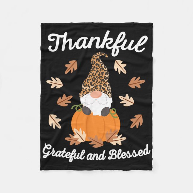 Cobertor De Velo Gnomos Gnomos Gnomos Gnomos Caiam Pumpki (Frente)