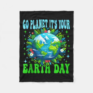 Cobertor De Velo Go planet earth day cute earth nature lovers tank