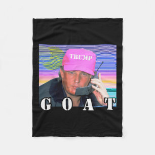 Cobertor De Velo Goat Republican Trump 2024 Engraçado