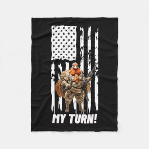 Cobertor De Velo Gobble Gobble My Torne Engraçada Bandeira Dos Eua