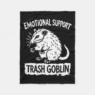 Cobertor De Velo Goblin Lixo Ssum Suporte Emocional Meme Engraçado