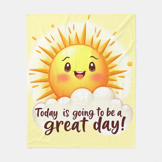 Cobertor De Velo Going to be a Great Day (Frente)