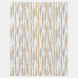 Cobertor De Velo Gold Silver Chic Glam Glitzy Stripes