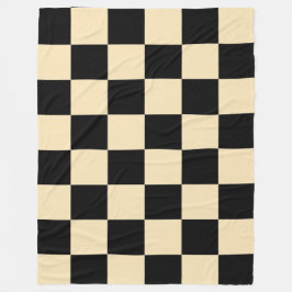 Cobertor De Velo Golden Blonde with Black Square Style