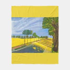 Cobertor De Velo Golden Fields and Path