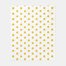Cobertor De Velo Golden Yellow Wildflowers Photo Pattern