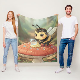 Cobertor De Velo Goldene Hummel im Blütentanz