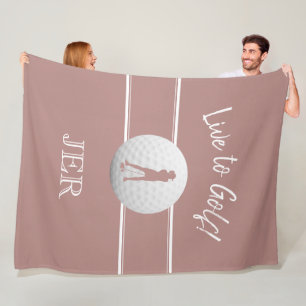Cobertor De Velo Golfe Golfe Golfe Damas Esportes Tendência Rosa Po