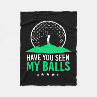 Cobertor De Velo Golfer Você Viu As Minhas Bolas?