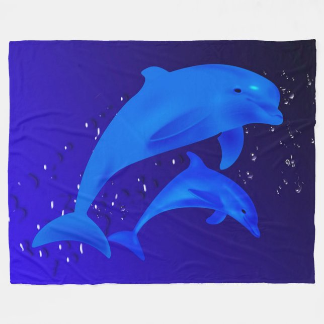 Cobertor De Velo Golfinho (Frente (Horizontal))