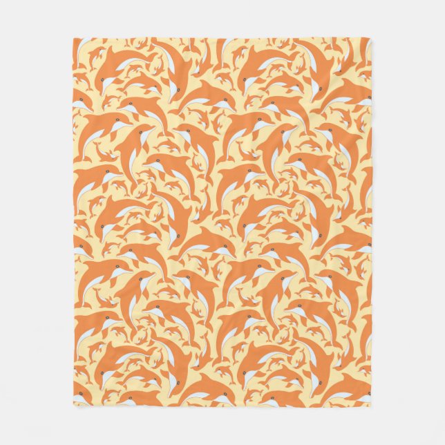 Cobertor De Velo Golfinhos Cujos (Frente)