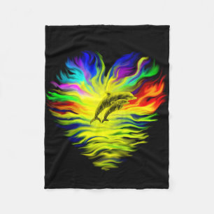 Cobertor De Velo Golfinhos no Sol