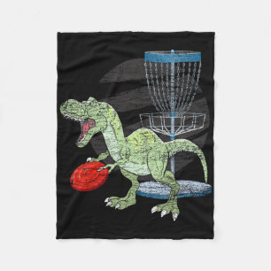 Cobertor De Velo Golfista de Frisbee T Rex Dinossauro Jogador de Go