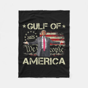 Cobertor De Velo Golfo Dos EUA América Est 2025 Bandeira Americana