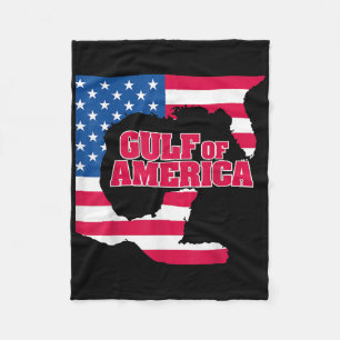 Cobertor De Velo Golfo Retro Da América Est 2025 U.A. Flag M