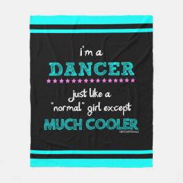 Cobertor De Velo Golly meninas - eu sou um dançarino