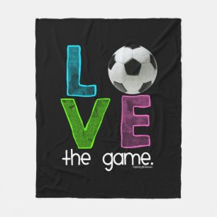 Cobertor De Velo Golly meninas: Futebol - ame o jogo