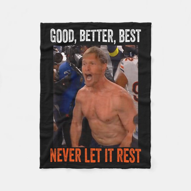 Cobertor De Velo Good Better Never Let It Rest Ben Johnson  (Frente)