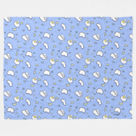 Cobertor De Velo Goodnight Westies KiniArt Fleece Blanket
