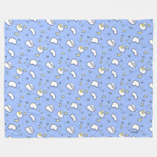 Cobertor De Velo Goodnight Westies KiniArt Fleece Blanket