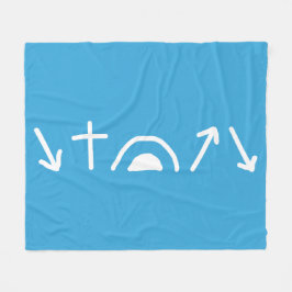 Cobertor De Velo Gospel Arrows Fleece Blanket