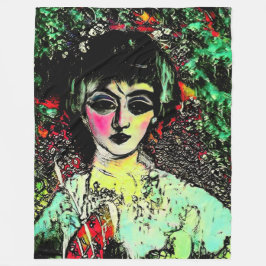 Cobertor De Velo Gothic Beauty Portrait 