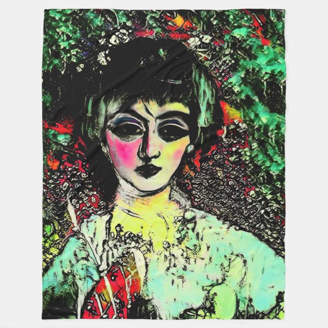 Cobertor De Velo Gothic Beauty Portrait  (Frente)