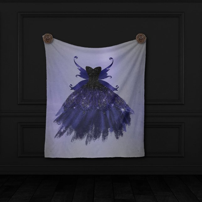 Cobertor De Velo Gothic Fairy Indigo Gown | Ovinos Roxos Profundos (Criador carregado)