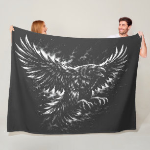Cobertor De Velo Gothic Raven – por BurnsInHell