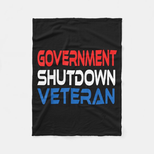 Cobertor De Velo Government Shutdown Veteran  (Frente)