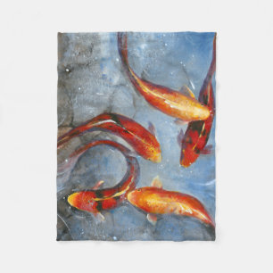 Cobertor De Velo Graceful Koi