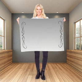 Cobertor De Velo Gradiente Moderno Mínimo Elegante de Cinzas Curl