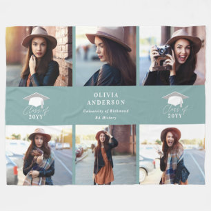 Cobertor De Velo Graduação de guião azul empoeirado multifoto moder