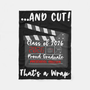 Cobertor De Velo Graduação Pré-escolar 2026 Último Dia Fim da Escol