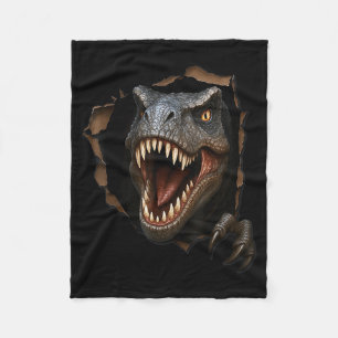 Cobertor De Velo Gráfico 3D Engraçado de Dinossauro Raptor Tecido R