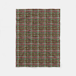 Cobertor De Velo Gráfico Burlap Strings Tecidas Natal