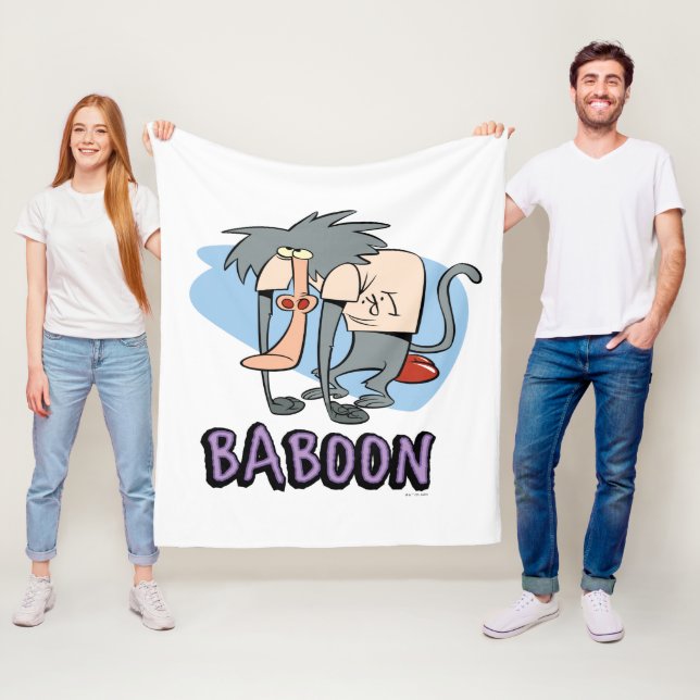 Cobertor De Velo Gráfico de Caracteres Baboon I.R. (In Situ)