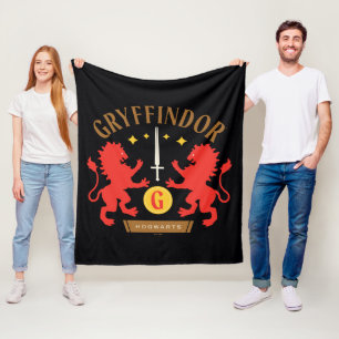 Cobertor De Velo Gráfico de Espada de Leão Duplo GRYFFINDOR™ House