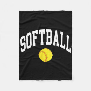 Cobertor De Velo Gráfico de Softbol