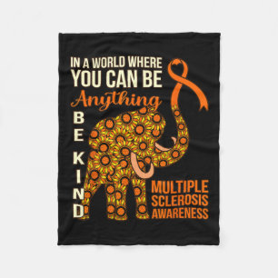 Cobertor De Velo Gráfico de Suporte à Sensibilização para Esclerose