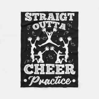Cobertor De Velo Gráfico Engraçado de Cheerleading para Mulheres Ga
