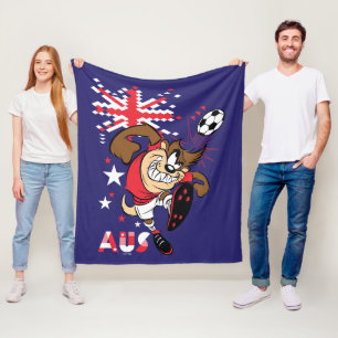 Cobertor De Velo Gráficos de Futebol da TAZ™ Team Austrália